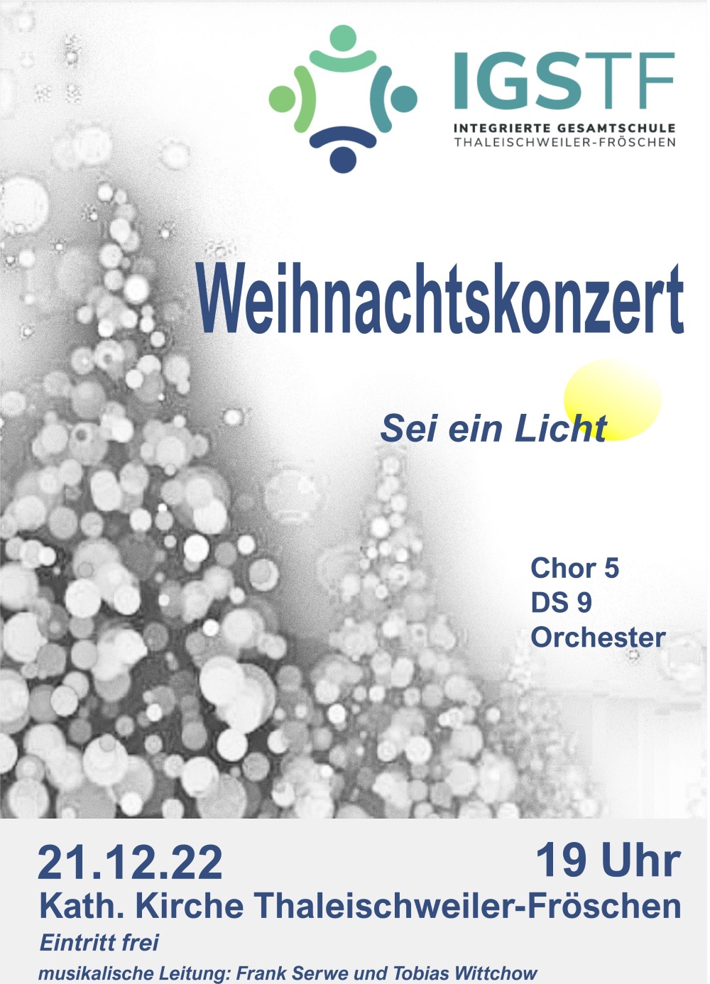 Weihnachtskonzert Plakat 2022